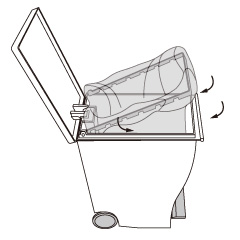kcudゴミ袋の取り付け方